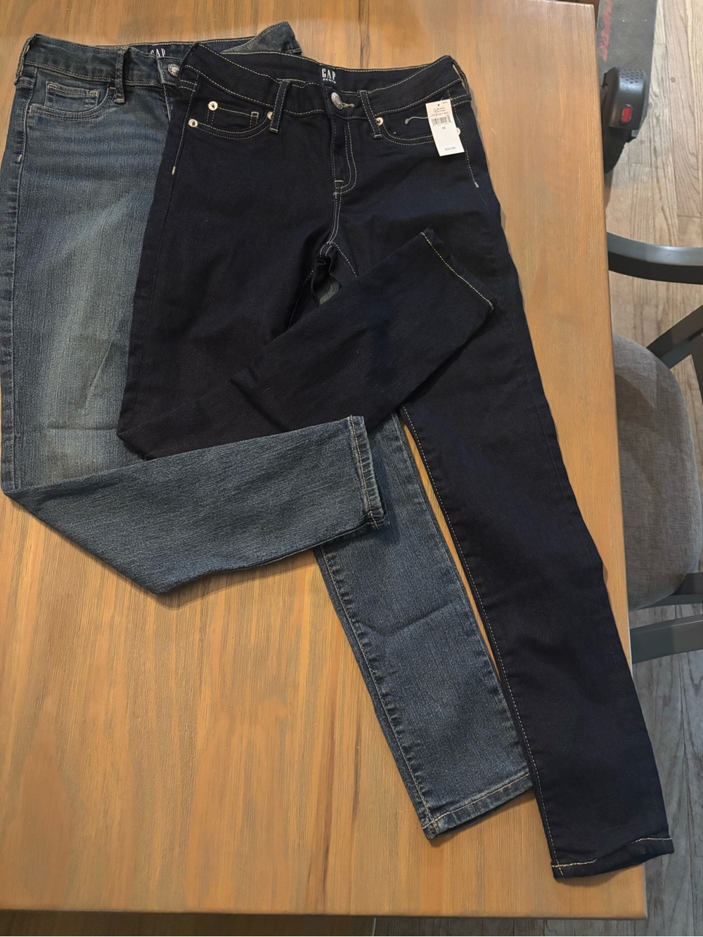 NWT GAP Skinny Jeans Bundle- Dark Blue & Medium Wash -Two Pairs!